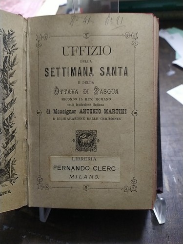 Libro messale messalino - messale,