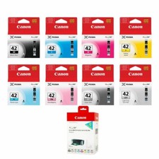 LOTTO INDATE cartucce d'inchiostro originali Canon CLI-42 per Pixma Pro 100
