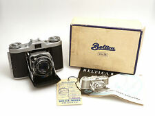 Belca Beltica II Meyer Optik Trioplan 50mm f/2.9 vintage camera RED V - BOXED