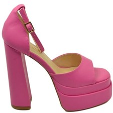 SANDALO DONNA TACCO IN PELLE