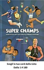 FIGURINE ESSELUNGA SUPER CHAMPS OLIMPIADI TOKYO 2020 da 1/180 Scegli le Cards