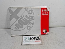Alfa 145 2000 Libretto Manuale Utente e Manutenzione Italiano 60490909 2° Ed