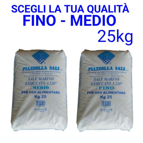 Sale marino medio fino - marino, 25kg