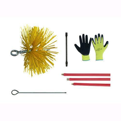 Kit spazzacamino pulizia canne - kit,