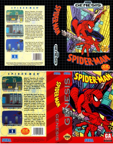 Spiderman mega drive genesis - drive,