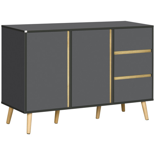 Credenza grigio scuro - grigio,