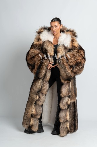 Cappotto pelliccia procione