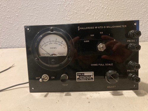 Hallcross milliohmmeter - hallcross,