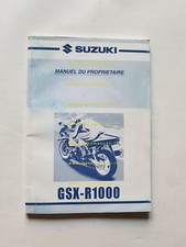 SUZUKI GSX-R 1000 2000-01 manuale uso manutenzione FRANCESE libretto originale 