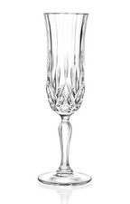 Rcr opera set 6 calice flutè cl 13 in fine cristallo luxion®