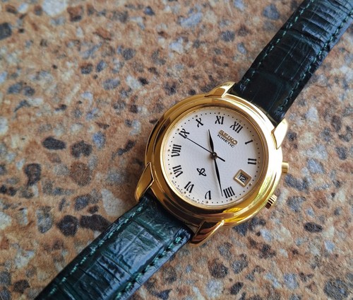 Seiko kinetic quartz 3m22 0a50 - seiko,