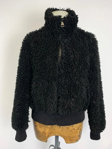Giacca zara nera teddy - giacca, s