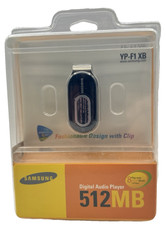 Samsung YP-F1 XB 512MB MP3 lettore audio multimediale digitale registratore radio FM USB NUOVO