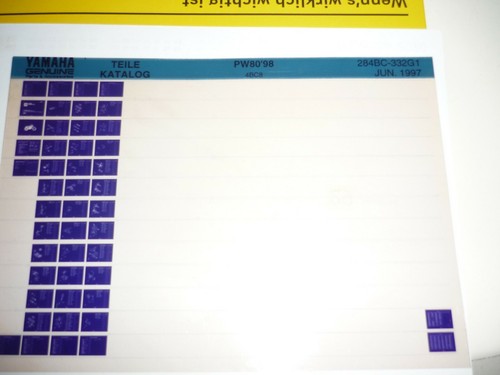 Catalogo ricambi yamaha yn50r - catalogo,