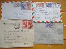 italia 1950 nr 4 buste  usate