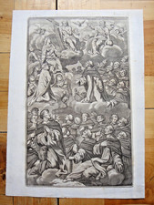 XVIII secolo-INCISIONE estratta da messale del XVIII secolo+