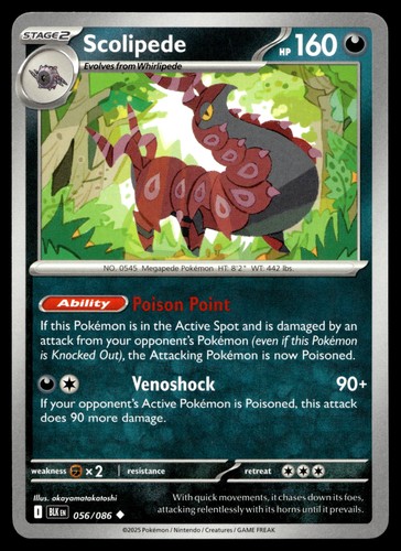 Scolipede 056 086 blk - 056/086,