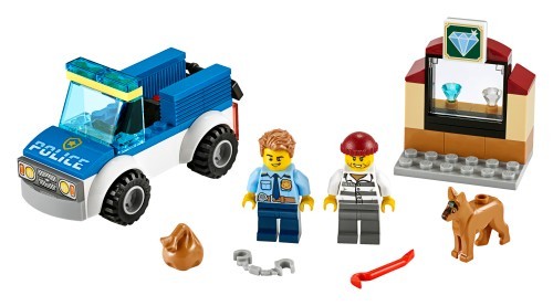 Lego city unità cinofila - lego,