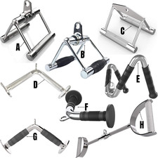 Attacco Macchina Cavi Lat Pulldown Tricepiti Pressa Canottaggio V Bar Accessori Palestra