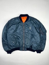 WILKER MA-1 BOMBER JACKET BLUE