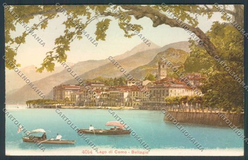 Como bellagio barca cartolina - bellagio,