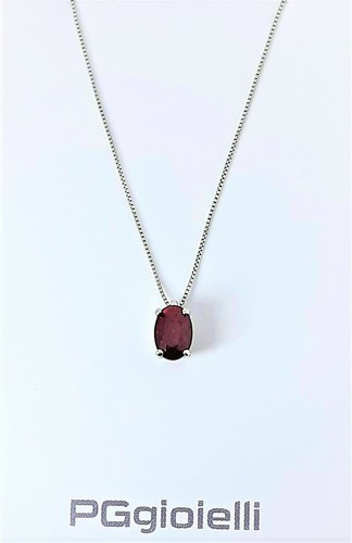 Collana donna oro bianco - collana,