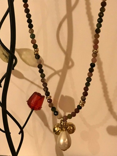 Collana donna pietre dure