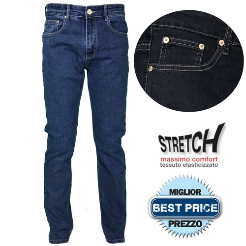 Jeans uomo cotone tasche - uomo,