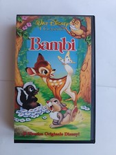 Vhs film bambi - bambi, walt