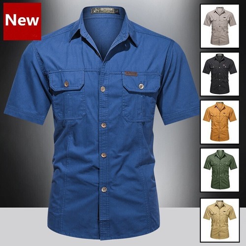 Camicia uomo bavero manica