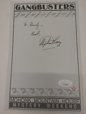 Autografo firmato Stephen King