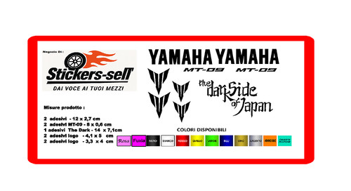 Adesivi moto yamaha - -, 9