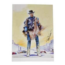 RENATO CASARO Locandina Poster Autografato Autografo Per un pugno di dollari