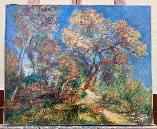 Quadro olio impressionista