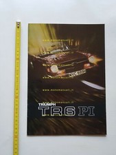 Triumph TR6 P.I. 1973-4 depliant originale auto ITALIANO epoca brochure