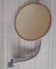 Specchio retrovisore auto d'epoca cromato originale attacco grondaia