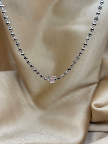 Collana bronzo quarzo - collana,
