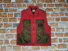 Chevignon Che Vintage Denim Gilet Planet Lavoro Rosso Casual Tg. : L Tip Top