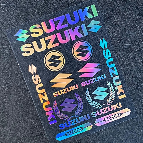 Suzuki moto adesivi accessori - suzuki,