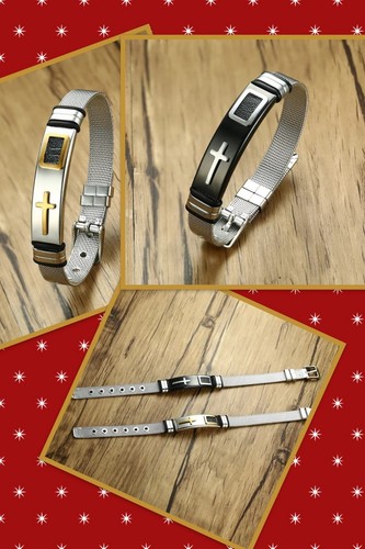 Bracciale uomo donna - , acciaio
