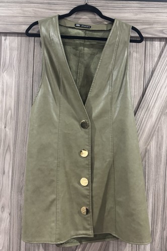 Zara gilet donna - medio, verde