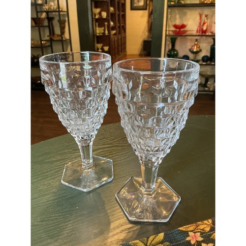 Coppia calici acqua vintage - acqua,