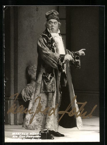 Cartolina cantante lirico
