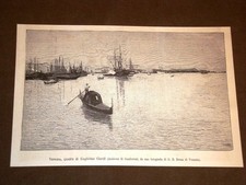 Esposizione d'arte di Venezia nel 1887 Venezia Quadro di Guglielmo Ciardi