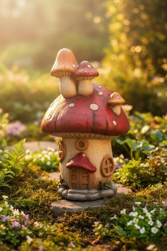 Funghi decorativi casa delle