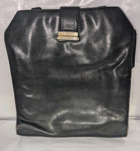 Vintage fendi black leather - fendi,