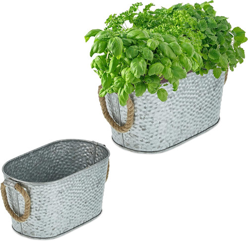 Vasi zincati ovali set - vasi,