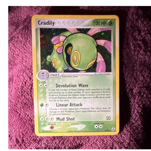 Pokémon cradily legend - 3/92,
