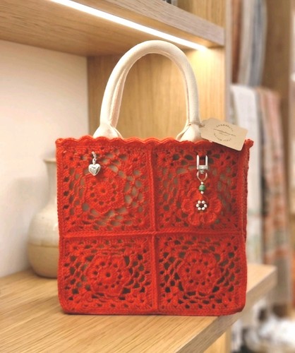 Borsa fatta mano uncinetto - borsa, a