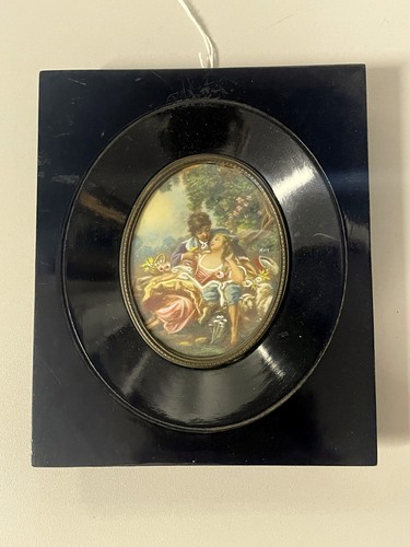 Antica miniatura ritratto - antica,